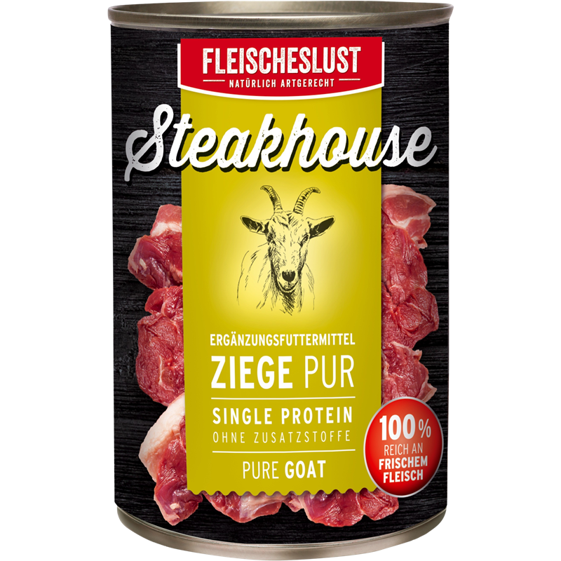 Steakhouse - 800 g - Ziege Pur