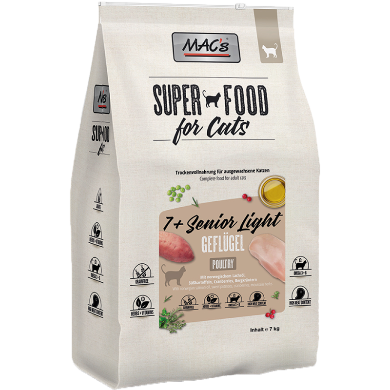 Cat Superfood - 7+ Senior Light - 7 kg