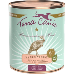 Terra Canis Menü Sensitive getreidefrei Pute mit Sellerie, Kürbis & Brunnenkresse 800 g