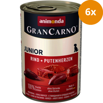 animonda GranCarno Junior Rind & Putenherzen 400 g