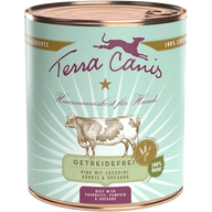 Terra Canis Menü Sensitive getreidefrei Rind mit Zucchini, Kürbis & Oregano 800 g