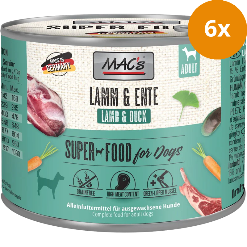 MAC's Dog Lamm & Ente 200 g