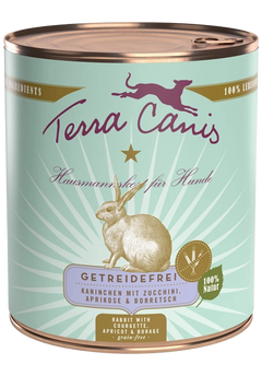 Menü Sensitive - getreidefrei - 800 g - Kaninchen mit Zucchini, Aprikose