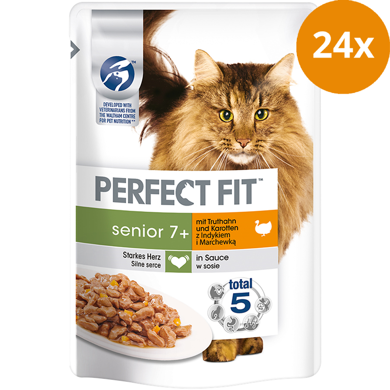 Perfect Fit Cat Portionsbeutel Senior 7+ Pute 85 g