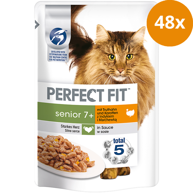 Perfect Fit Cat Portionsbeutel Senior 7+ Pute 85 g