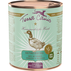 Menü Sensitive - getreidefrei - 800 g - Ente mit Kürbis, Erdbeeren & Holunder