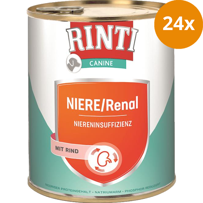 Rinti Canine Niere / Renal Rind 800 g