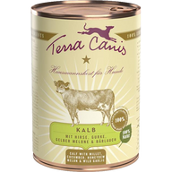 Terra Canis Menü Classic Kalb mit Hirse, Gurke, gelber Melone & Bärlauch 400 g