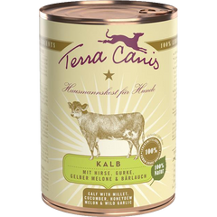 Terra Canis Menü Classic Kalb mit Hirse, Gurke, gelber Melone & Bärlauch 400 g