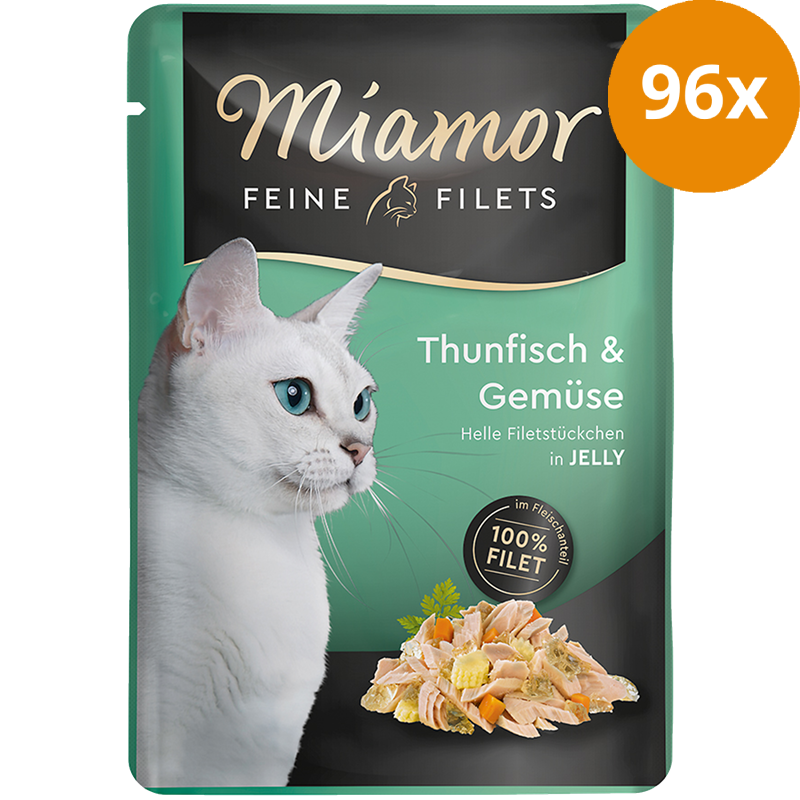 Miamor Feine Filets Pouch Thunfisch & Gemüse 100 g