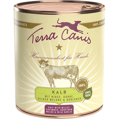 Menü Classic - 800 g - Kalb mit Hirse, Gurke, gelber Melone & Bärlauch