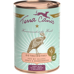Terra Canis Menü Sensitive getreidefrei Pute mit Sellerie, Kürbis & Brunnenkresse 400 g