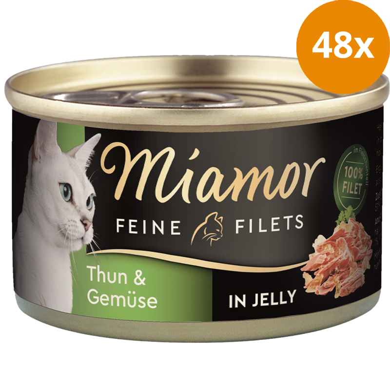 Miamor Feine Filets in Jelly Thunfisch & Gemüse 100 g