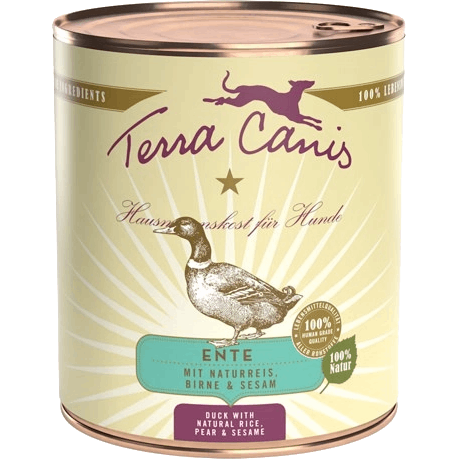 Terra Canis Menü Classic Ente mit Naturreis, Roter Bete, Birne & Sesam 800 g