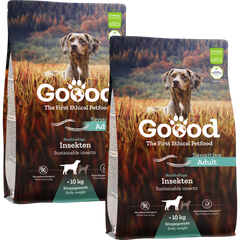 Sparpaket Goood Adult Nachhaltige Insekten 2 x 10 kg