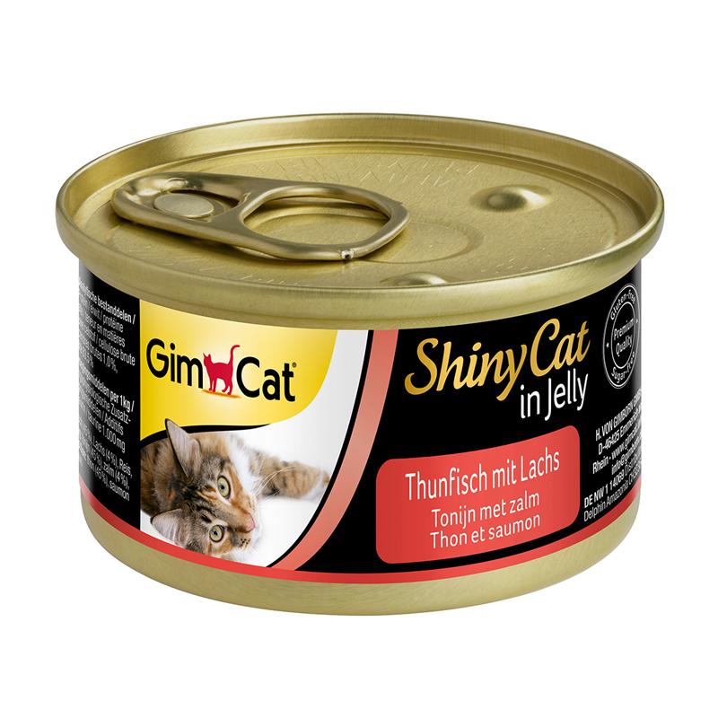 GimCat Dose ShinyCat Thunfisch&Lachs 70g