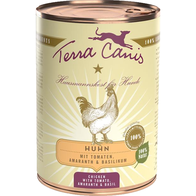 Terra Canis Menü Classic Huhn mit Amaranth, Tomaten & Basilikum 400 g