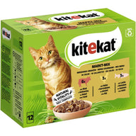 Kitekat Portionsbeutel Multipack Markt-Mix in Gelee 12x85g