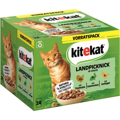 Kitekat P.B. Multipack Landpicknick in Sauce 24x85g