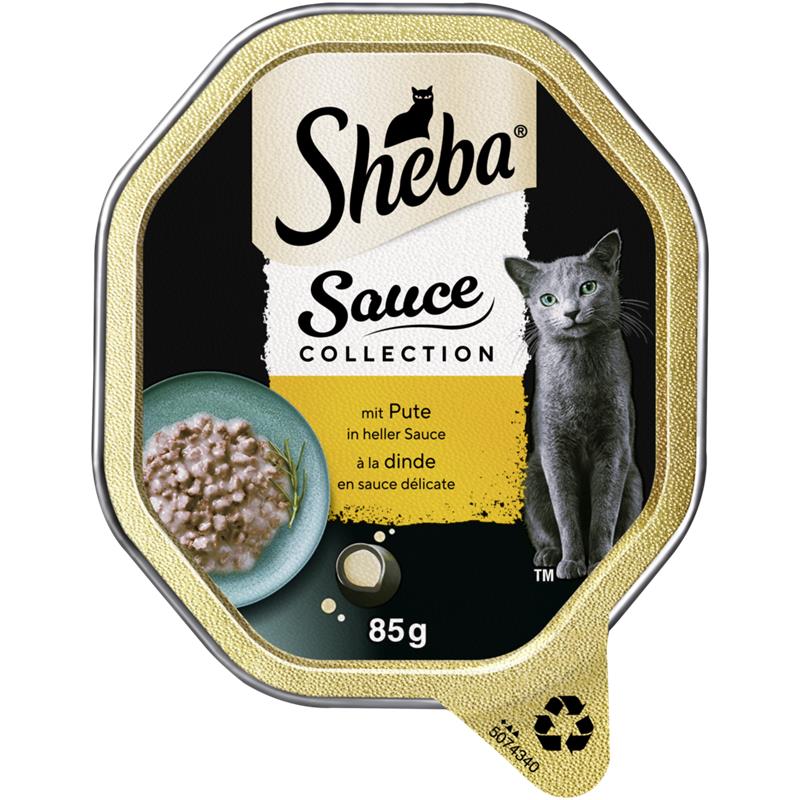 Sheba Schale Sauce Collection Pute in heller Sauce 85g