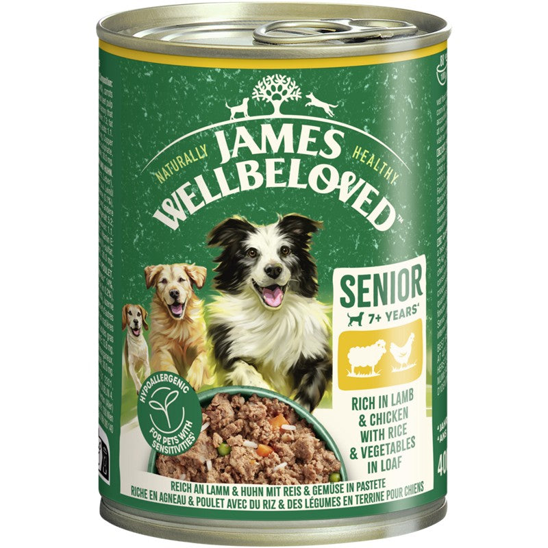 James Wellbeloved Dog Dose Senior Lamm & Huhn Pastete 400g