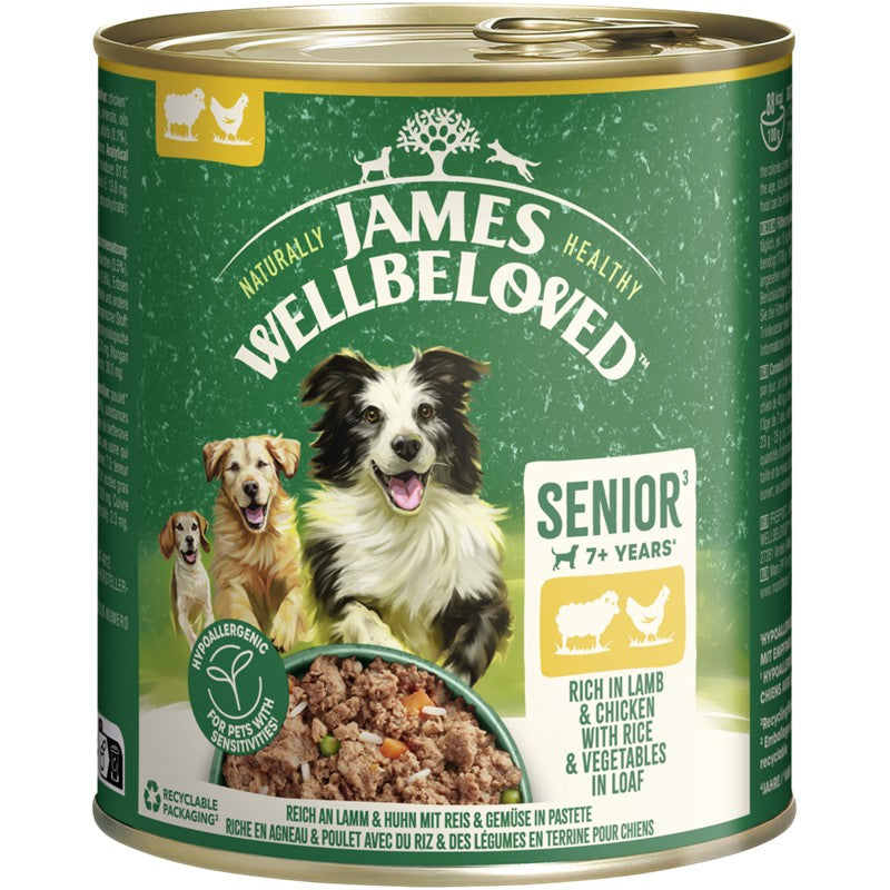 James Wellbeloved Dog Dose Senior Lamm & Huhn Pastete 800g