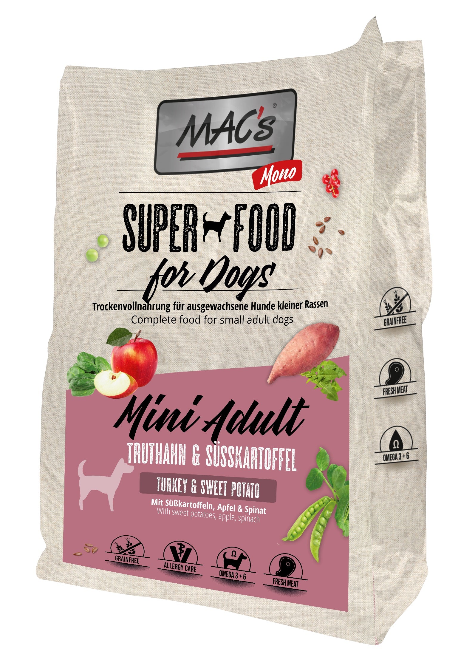 MAC's Dog Monoprotein Mini Adult Truthahn