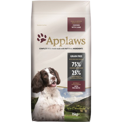 Applaws Adult Small & Medium Breed - Huhn & Lamm