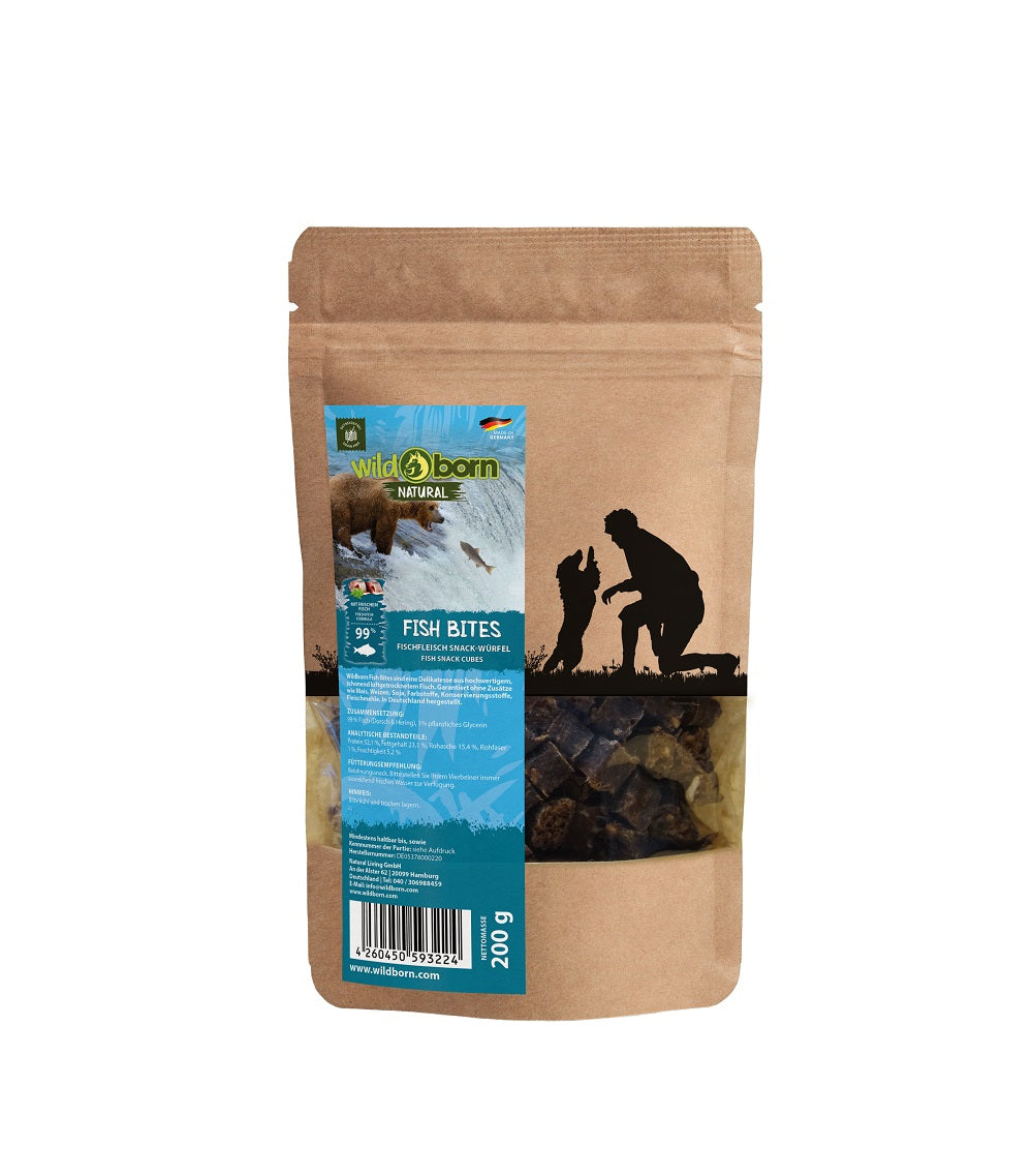hundefutter wildborn Wildborn Natural Fish Bites Hundesnack 200g günstig kaufen