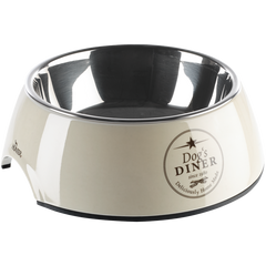 Melamin-Napf Cambridge - creme / braun - 160 ml