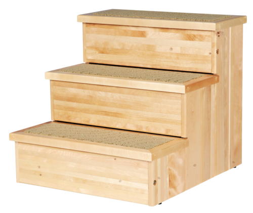 Treppe Holz natur - 40 × 38 × 45 cm 