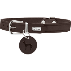 Halsband Aalborg - dunkelbraun - L (45 – 55 cm)