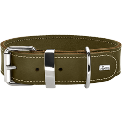 [Räumungsverkauf] HUNTER Halsband Aalborg Special - oliv - 2XS / XS (20 – 24 cm)