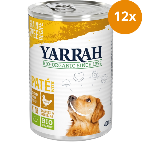 Yarrah Bio Paté Huhn für Hunde 400 g