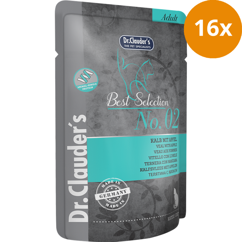 Dr.Clauder's Best Selection No. 2 Kalb mit Apfel 85 g