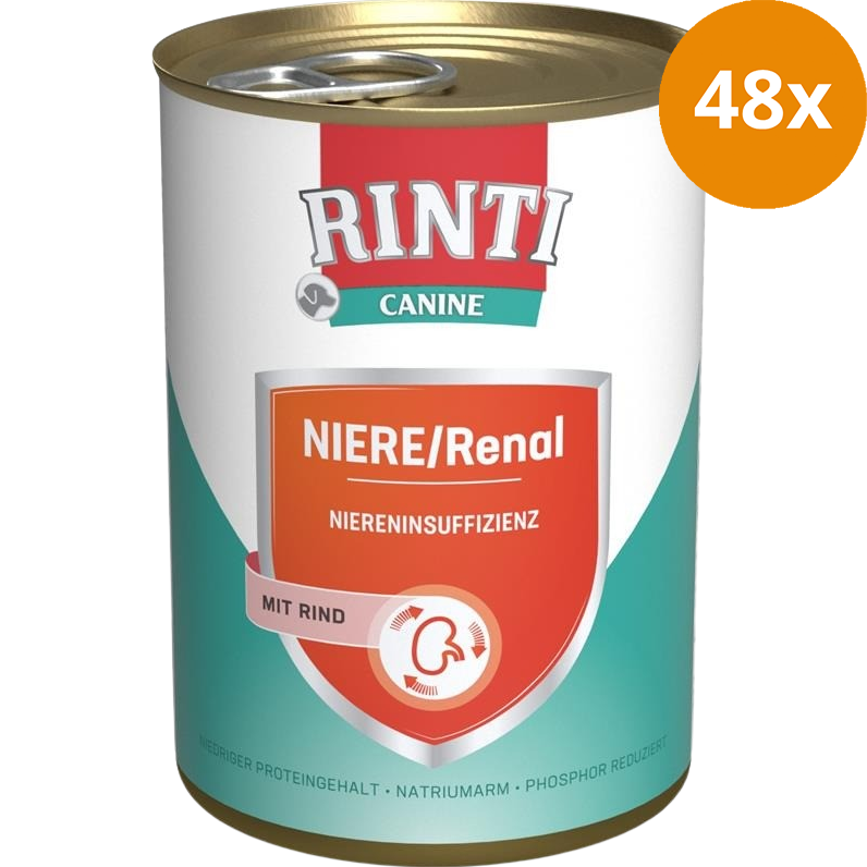 Rinti Canine Niere / Renal Rind 400 g