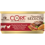 Wellness CORE Chunky Rind & Huhn 79 g