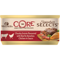 Wellness CORE Chunky Rind & Huhn 79 g