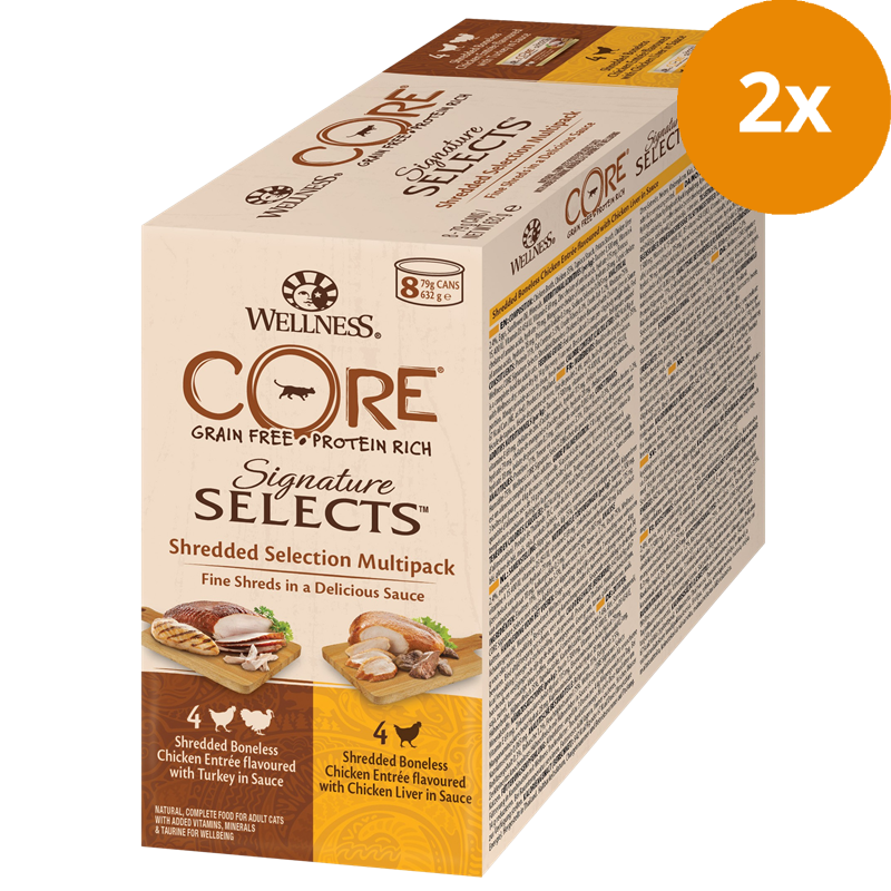 Wellness CORE Multipack Shredded Selection 632 g
