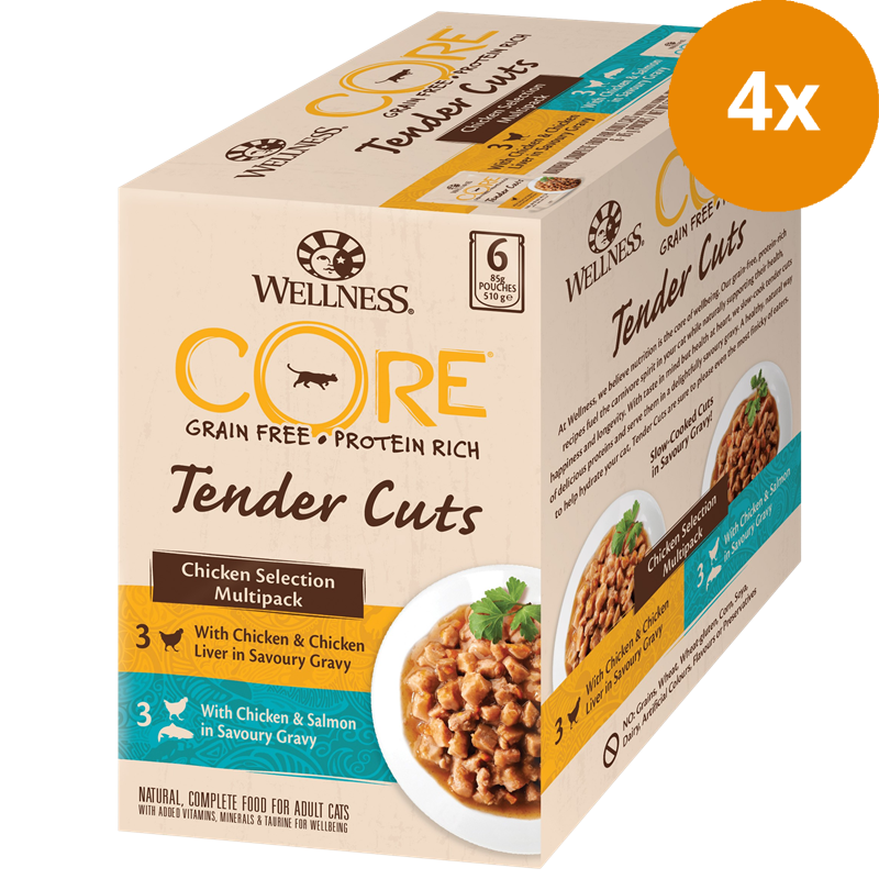 Wellness CORE Tender Cuts Multipack Huhn Selection 510 g