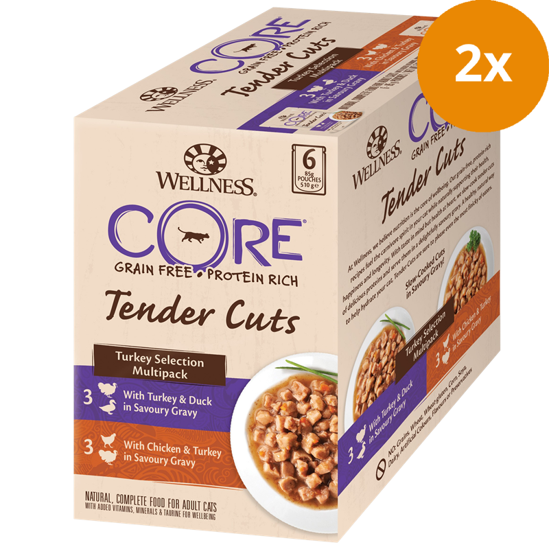 Wellness CORE Multipack Truthahn Selection 510 g
