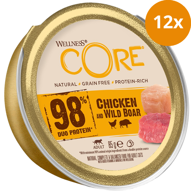 Wellness CORE Huhn & Wildschwein Pur 85 g