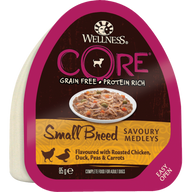 Wellness CORE Small Breed Huhn, Ente & Gemüse 85 g