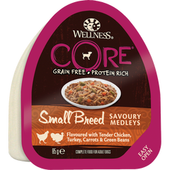 Wellness CORE Small Breed Huhn, Truthahn & Gemüse 85 g