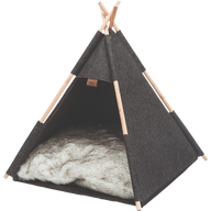 Kuschelhöhle Tipi - 55 × 65 x 55 cm - anthrazit 
