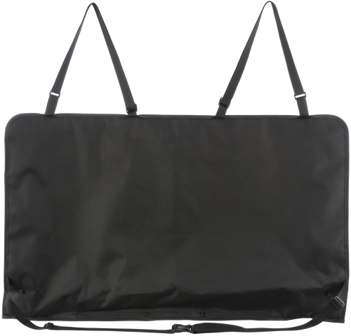 Autositz-Auflage doppelt - schwarz - 95 × 10 × 50 cm