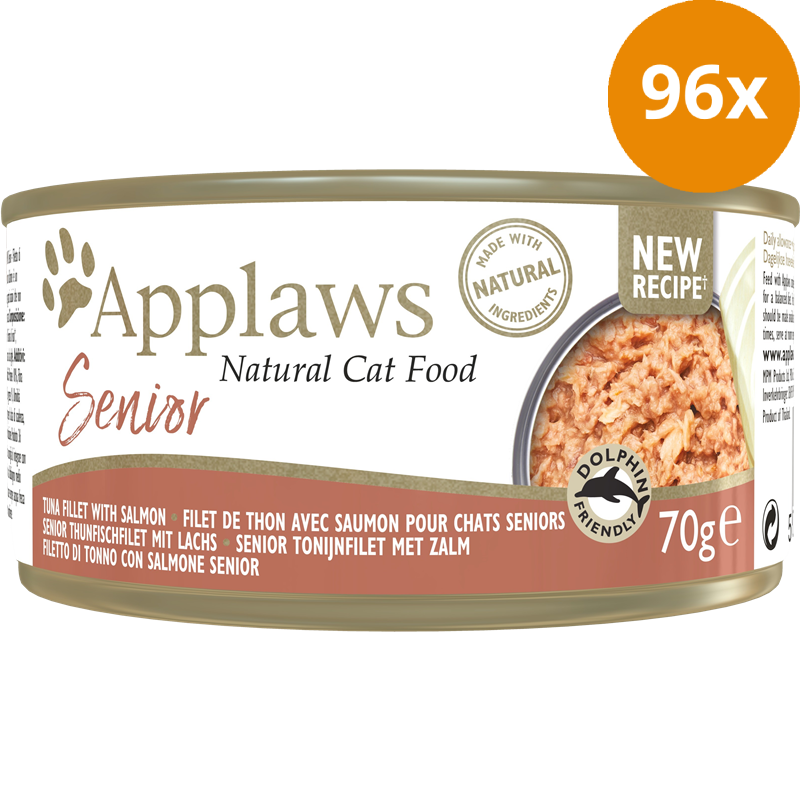 Applaws Natural Cat Tins Senior Thunfisch & Lachs in Gelee 70 g