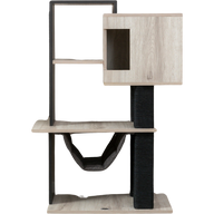 Kratzbaum CityStyle grau/schwarz - 98 cm