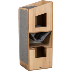 Cat Tower CityStyle braun/grau - 105 cm
