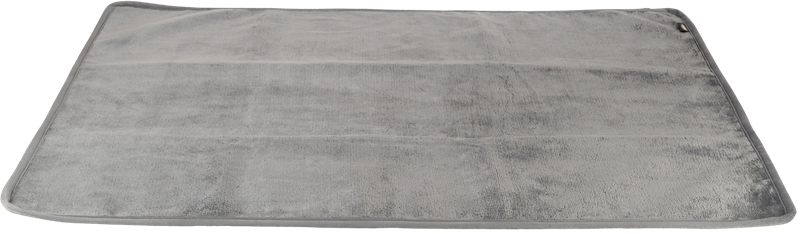 Decke Levy, Plüsch grau - 140 × 90 cm